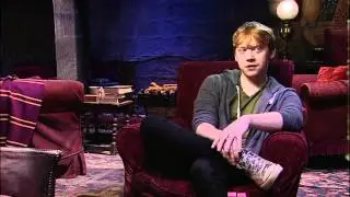 Rupert Grint (Ron Weasley) Interview in the Gryffindor Common Room @ The Harry Potter Studio Tour
