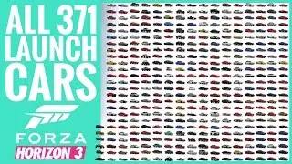 Forza Horizon 3 | Visual Car List | All 371 Launch Cars