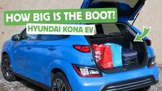 The boot size in a Hyundai Kona Electric (all models)