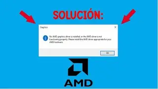 No AMD graphics installed (Solución)