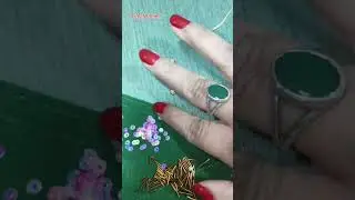 embroidery hand work 🪡 full video channel par h 😍