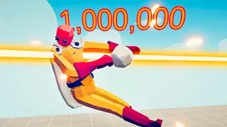 1000000 DAMAGE GUN vs EVERY UNIT | TABS Totally Accurate Battle Simulator