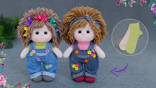 Favorite Babies❤️Dolls from socks, without glue and sewing machine🧦Children will be delighted😍