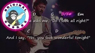 Eric Clapton - Wonderful Tonight  - Chords & Lyrics