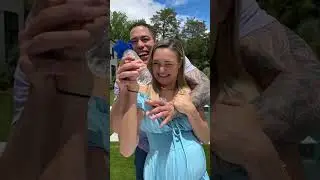 MOST CREATIVE gender reveal🥹💗💙 