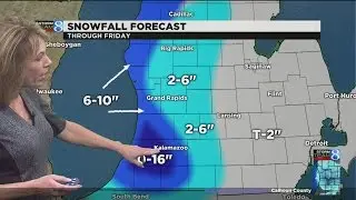 Lake-effect snow begins falling; many under winter storm warning