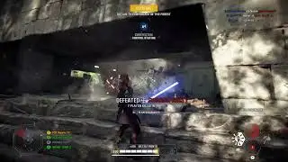 Anakin sends the room flying - Star Wars Battlefront 2