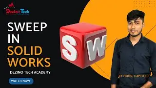 How to Use Sweep in Solidworks | Swept Boss/Base | Solidworks sweep Command