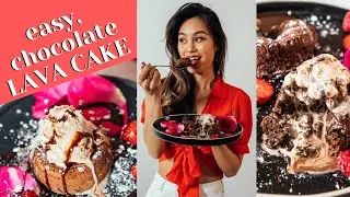 How To Make A PERFECT Chocolate Lava Cake in Minutes!!