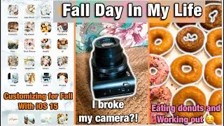 CUSTOMIZING MY PHONE FOR FALL With iOS 15 | Fall Day In My Life In New York