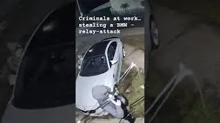 Relay Attack with Massive Antenna - Criminals Steal BMW M2 Competition in 56 seconds….#car