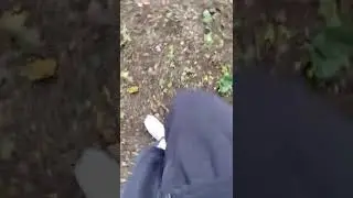 Woodland Socks walk with a chav lad.