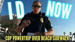 Cop needs id makes up laws as she goes 1st and audit