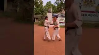 Dangerous self defence 🥋#martialarts #karate #dangerouskarate #kick @prashanthprashu_