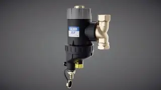Semi-automatic self-cleaning magnetic filter - CALEFFI XF