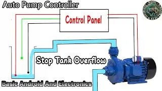 How To Make An Auto Pump Controller Circuit on Breadboard