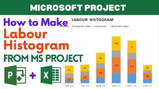 Microsoft Project and Excel | Labour Histogram | Construction Planning