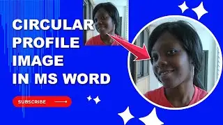 Creating Circular Profile Images in Microsoft Word Document | Profile Picture