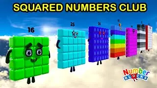 Numberblocks Squared Numbers Club