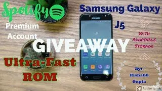 Ultra-fast ROM for J500H/F/FN/M/G with Adoptable Storage + GIVEAWAY!! OF SPOTIFY PREMIUM ACCOUNTS!!