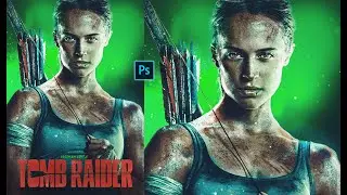 Create a Tomb Raider Movie Poster Photo Manipulation in Photoshop