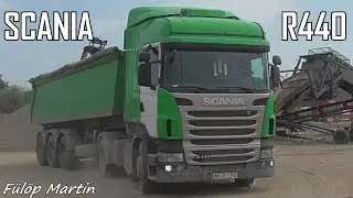 Scania R440 in quarry