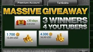 TANKI ONLINE - MASSIVE TANKOINS AND PREMIUM GIVEAWAY | 3 WINNERS!