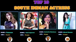 Top 10 South Indian Actress ! Who Is The Best South Indian Actress ! #southactresses #actress #top10