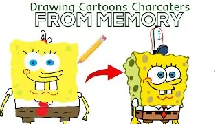 Drawing Cartoon Characters FROM Memory