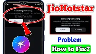 JioHotstar Something went wrong Problem Solve |How to Fix Something went wrong Problem in JioHotstar