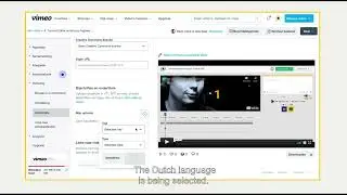 How to upload a video and add subtitle file on VIMEO?
