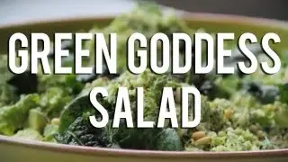 The Raw Chef TV | Raw food green goddess salad recipe