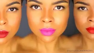BEST MATTE LIPSTICK EVER? LIP SWATCHES • BLACK UP REVIEW