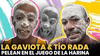 La gaviota le da una galleta a Tío rada en el juego de la harina. Día a día con las ocurrencias🤣🤣🤣🤣