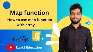 Map function in javascript | how to use map function | map function with array| maps in array