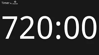720 Minute Countup Timer