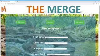 The Merge - dynamic HTML, Node.js server project [Source code provided]