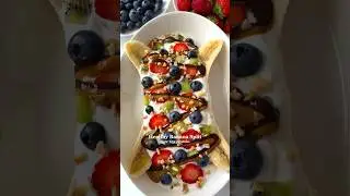 Healthy Banana Split😍😍 #easyrecipes #healthyrecipes #healthysnacks #healthybreakfast