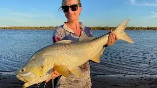 THE HUNT - EP 8 CATCHING THREADFIN SALMON (HOW TO KEEP YOUR BAIT ALIVE + CATCH AND COOK)