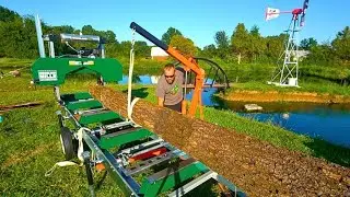 I Found a Better Way to Turn Logs on the Sawmill