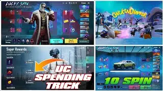 😍BGMI NEW LUCKY SPIN ✅ UC SPENDING EVENT TRICK | MAHINDRA BE6 SKIN CRATE OPENING | TRIAL ACHIEVEMENT