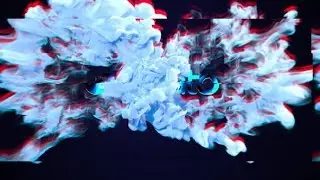 After Effects Template: Glitch Smoke Logo Reveal