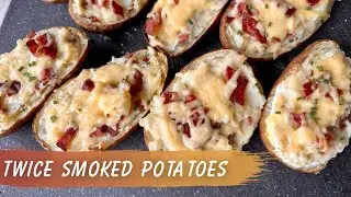Twice Smoked Potatoes | Easy Traeger Side Dish