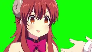 [Machikado Mazoku] Shami Shocked[Green Screen]