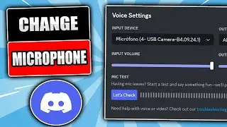 How to CHANGE MICROPHONE in DISCORD