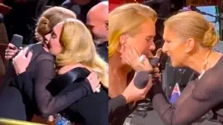 Adele Breaks Down After Seeing Céline Dion In Vegas Audience