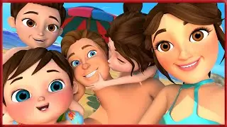 My Family Members Song , Beach Family Song +More Nursery Rhymes & Kids Songs - Banana Cartoon