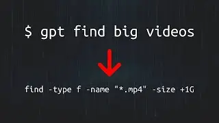 Running Pseudo-Commands From The Terminal With ChatGPT API + Python