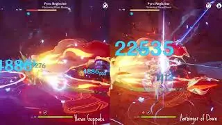 ayato haran geppaku vs harbinger of dawn genshin impact | weapon test
