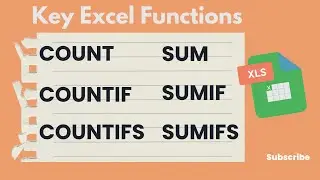 COUNTIF, COUNTIFS, SUMIF, SUMIFS functions in Excel || Excel Tutorial
